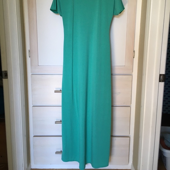 2/$15 ☀️ New With Tags LulaRoe Maria Teal Dress - Picture 2 of 4